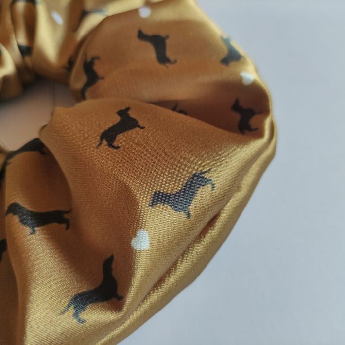 Tacskós scrunchie (arany) - Image 2